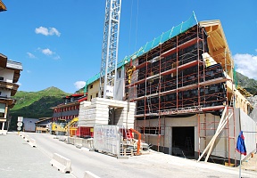 Baufortschritt Personalhaus Manggei am Obertauern